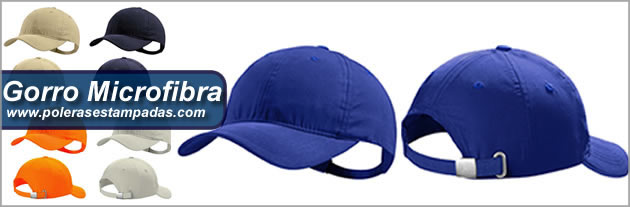 gorro de microfibra estampado