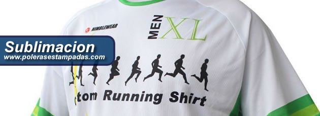 Polera estampada en sublimacion