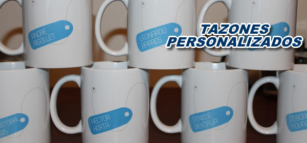 TAZONES PERSONALIZADOS